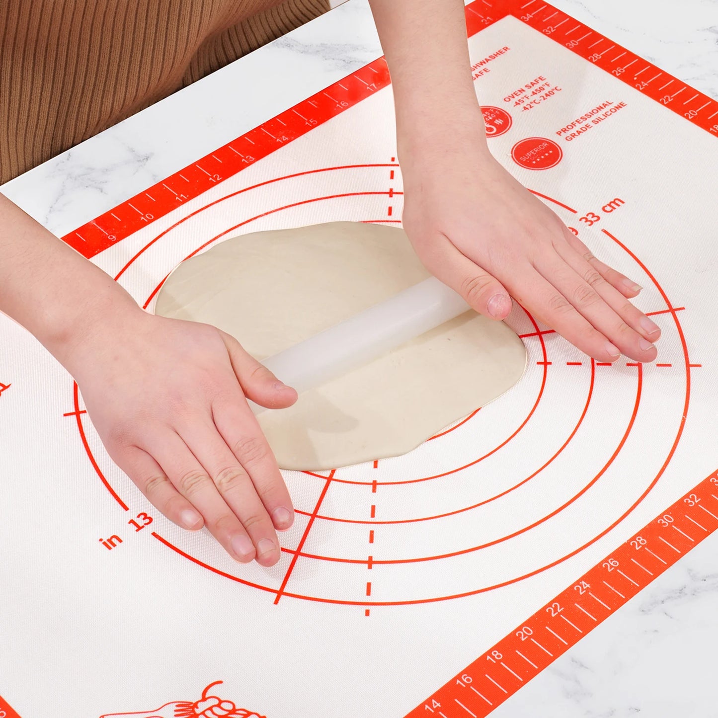 Professional Silicone Baking Mat - Non-Stick Heat Resistant (40x60cm/15.7"x23.6")