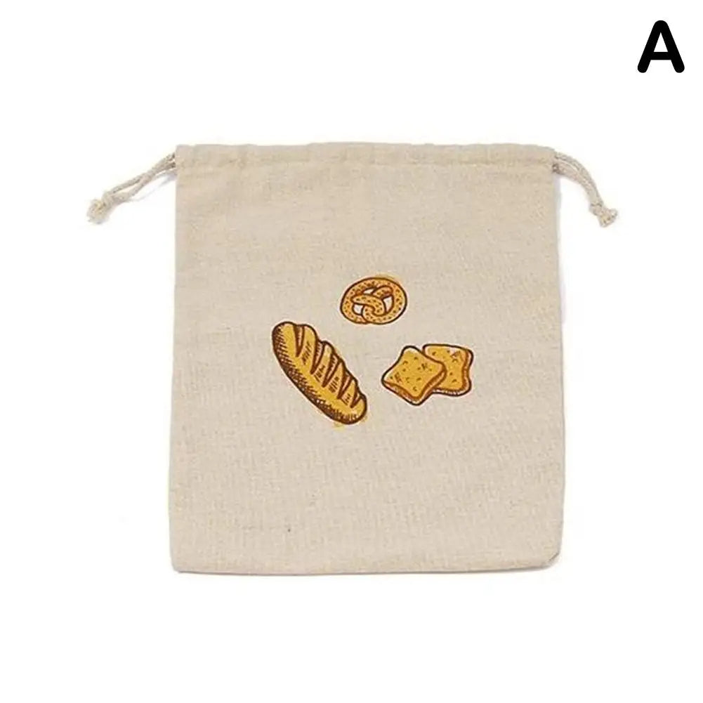 Linen Reusable Bread Storage Bags