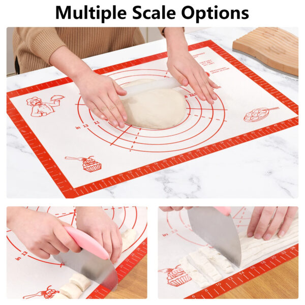 Professional Silicone Baking Mat - Non-Stick Heat Resistant (40x60cm/15.7"x23.6") - Image 2