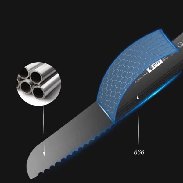 Professional 8" Serrated Bread Knife - Premium Stainless Steel | Rust-Proof - Image 6